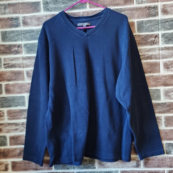 Men's vneck pullover sweater - Picture 2 of 13